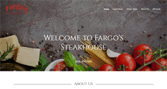 Desktop Screenshot of fargossteakhouse.com